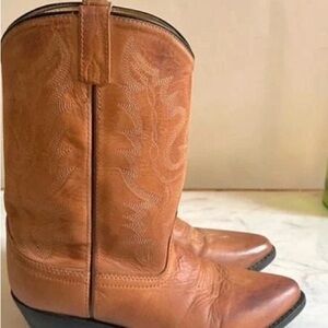 Frye Brown Leather Heeled Boots